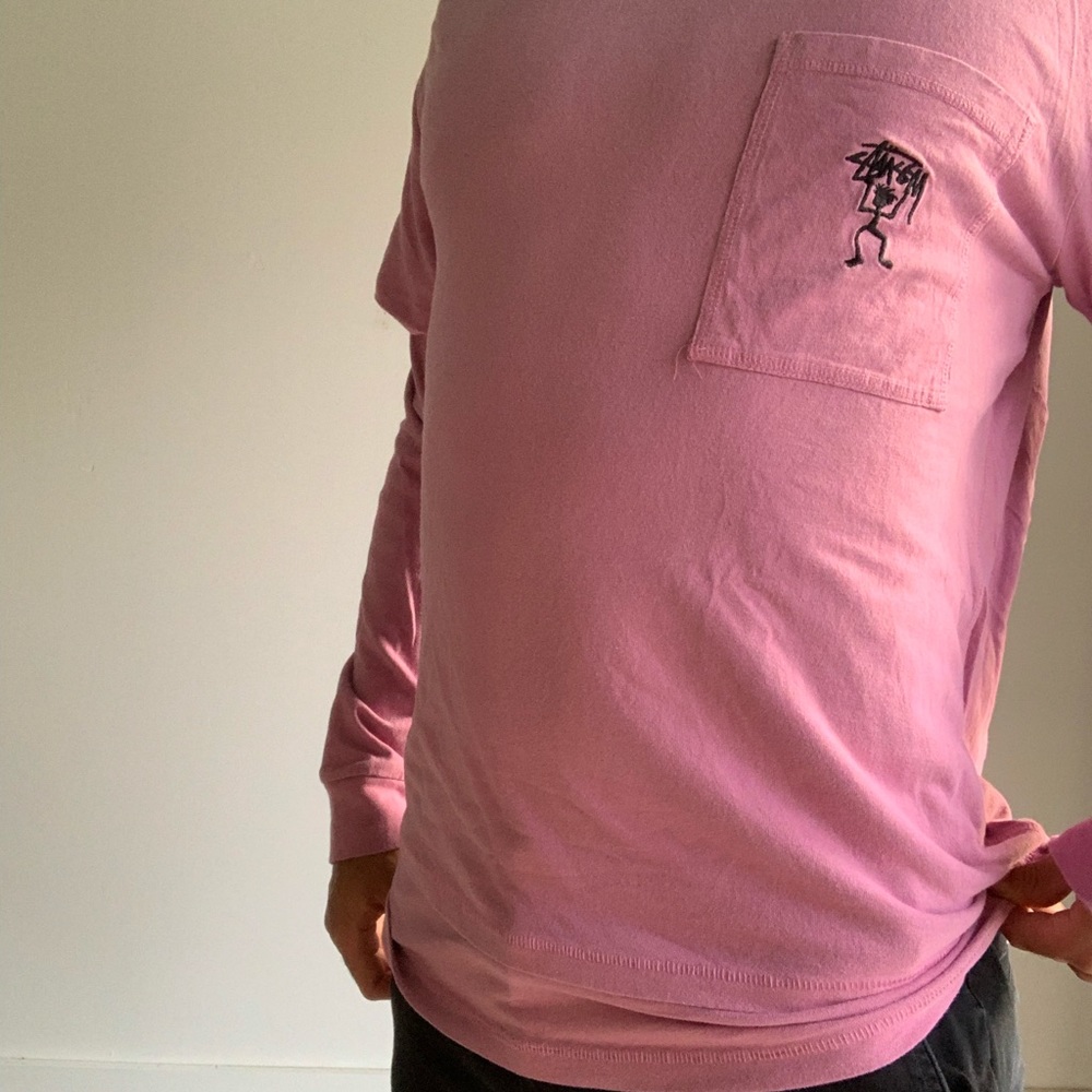 vintage stussy long sleeve t shirt